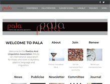 Tablet Screenshot of pala.ac.uk